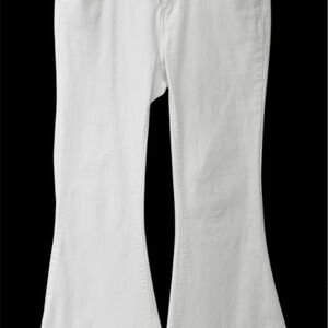 Judy Blue Super Flare Fit White Denim Jeans. Size 3/26